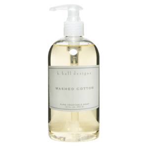 Washed Cotton Liquid (hand soap) by K. Hall Type