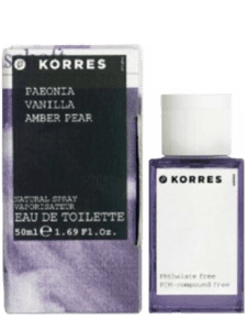 Peonia Vanilla Amber Pear by Korres Type